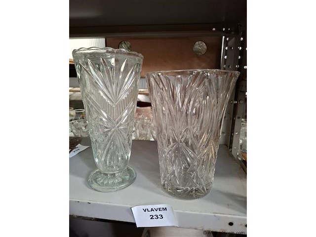 Kristal vaas - afbeelding 1 van  1