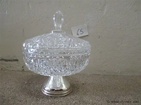 Kristallen dekselpot - afbeelding 1 van  2