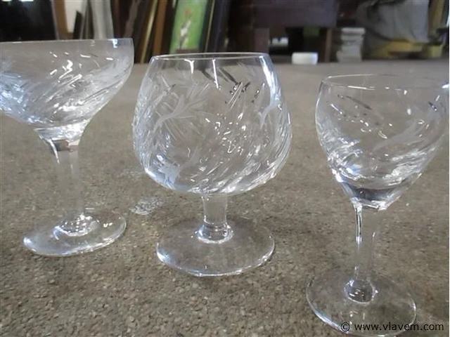 Kristallen glazen - afbeelding 3 van  4