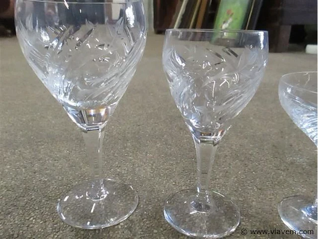 Kristallen glazen - afbeelding 4 van  4