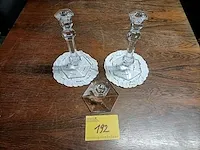 Kristallen kandelaars, 3 stuks - afbeelding 2 van  4