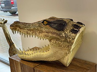 Krokodillenkop h46cm x l78cm original - afbeelding 1 van  4