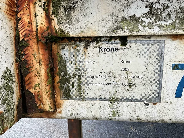Krone 3w1194405 bdf container bak - afbeelding 3 van  11