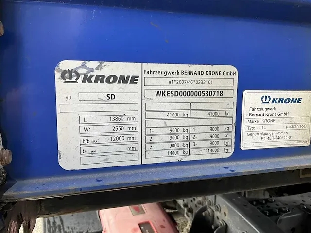 Krone sd oplegger - afbeelding 21 van  25