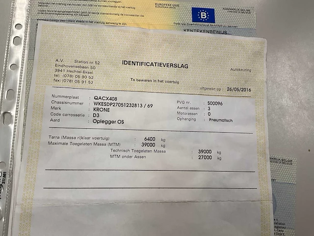 Krone sd27 oplegger - afbeelding 17 van  17