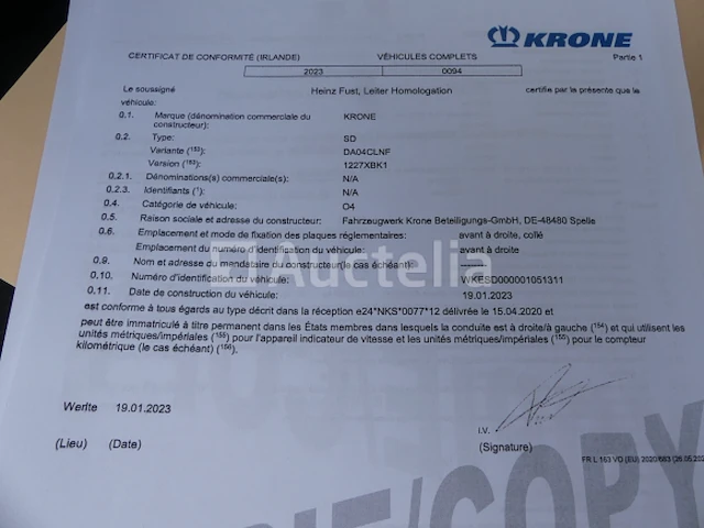 Krone srem fg td koeloplegger - afbeelding 30 van  36