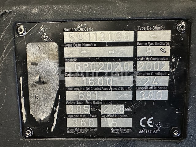 Kroon gpc2020 palletwagen - afbeelding 5 van  5