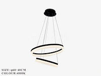 Kroonluchters led - 3 kleuren - afstandsbediening - dimbaar - art.nr. (p7061/40+60) - afbeelding 4 van  4