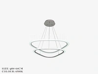 Kroonluchters led - 3 kleuren - afstandsbediening - dimbaar - art.nr. (p7068/84+64) - afbeelding 3 van  4
