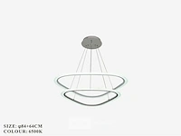 Kroonluchters led - 3 kleuren - afstandsbediening - dimbaar - art.nr. (p7068/84+64) - afbeelding 1 van  5