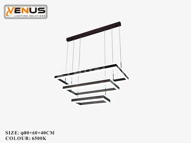 Kroonluchters led - 3 kleuren - afstandsbediening - dimbaar - art.nr. (p7069/3) - afbeelding 4 van  4