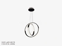 Kroonluchters led - 3 kleuren - afstandsbediening - dimbaar - art.nr. (x7085/40+50) - afbeelding 1 van  4
