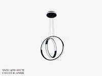 Kroonluchters led - 3 kleuren - afstandsbediening - dimbaar - art.nr. (x7085/40+50) - afbeelding 2 van  4