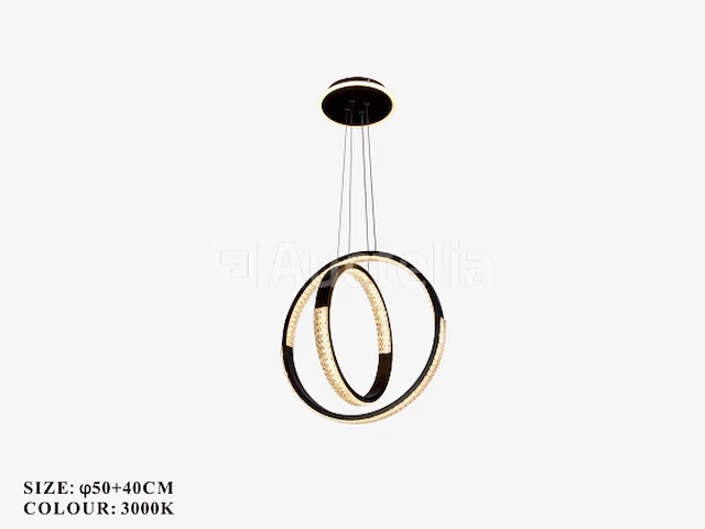 Kroonluchters led - 3 kleuren - afstandsbediening - dimbaar - art.nr. (x7085/40+50) - afbeelding 4 van  4