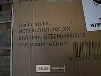 Kruiwagen 80 liter max 130kg metaal-plastiek - afbeelding 5 van  6