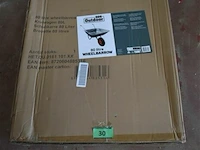 Kruiwagen 80 liter max 130kg metaal-plastiek - afbeelding 4 van  6
