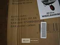 Kruiwagen 80 liter max 130kg metaal-plastiek - afbeelding 6 van  6
