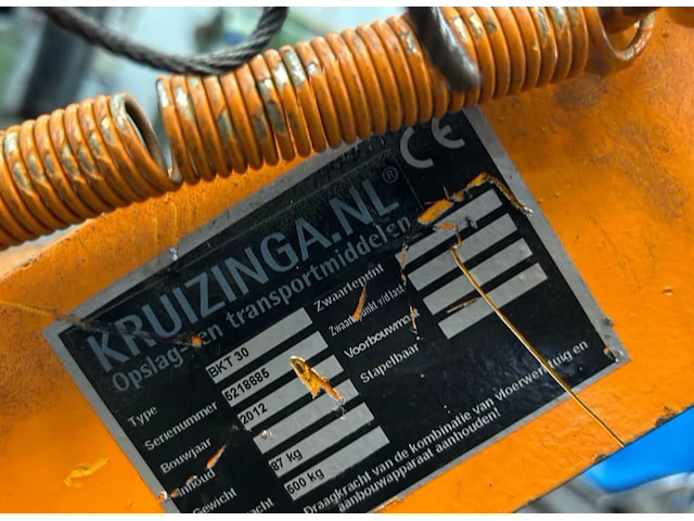 Kruizinga bsk 30 heftruckhaak met 2 kiepbakken (geen minimumprijs) - afbeelding 5 van  9