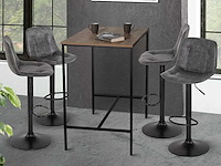 Krukken - vintage grijze stof (x4) - afbeelding 1 van  7