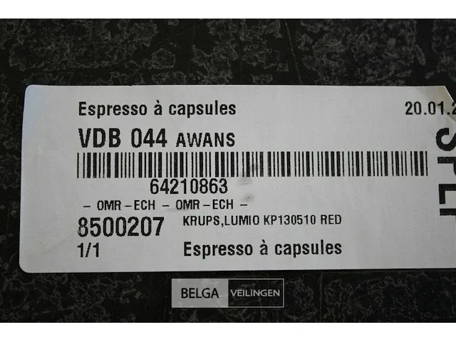 Krups lumio kp130510 red dolce gusto koffiemachine - afbeelding 3 van  3