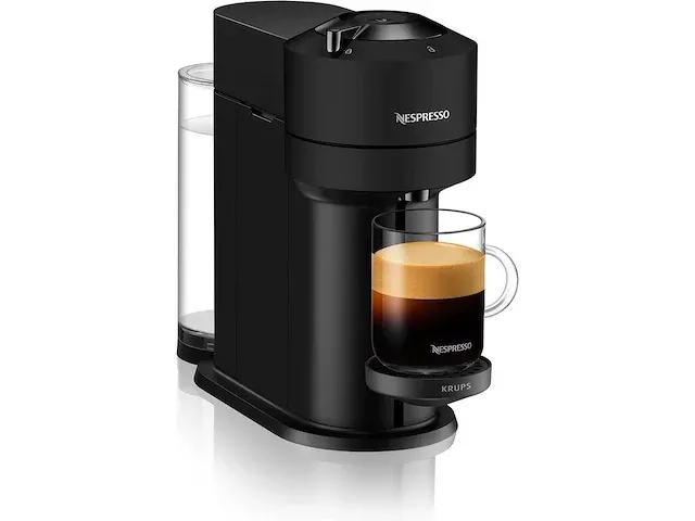 Krups vertuo next xn910n - koffiecupmachine - mat zwart - afbeelding 1 van  4