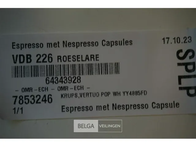 Krups vertuo pop wh yy4885fd nespressomachine - afbeelding 3 van  3