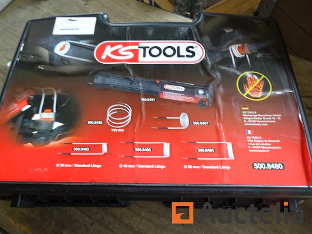 Ks tools 500.8481 inductie heteluchtpistool set in koffer - afbeelding 1 van  14