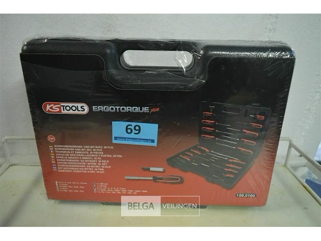 Ks tools ergotor schroevendraaier koffer - 39 stuks - afbeelding 2 van  5