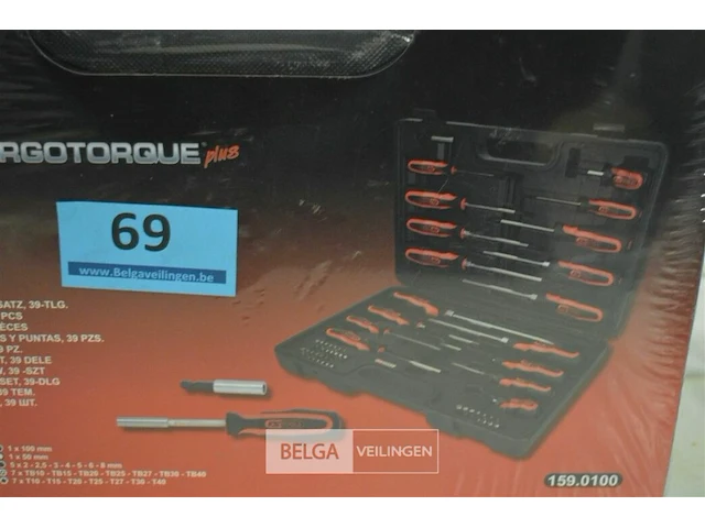 Ks tools ergotor schroevendraaier koffer - 39 stuks - afbeelding 3 van  5
