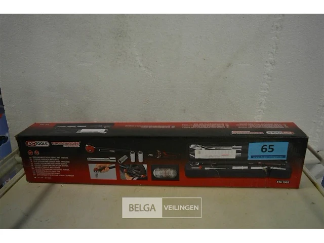 Ks tools momentsleutelset met draaiknop-omsteekvierkant - afbeelding 2 van  4