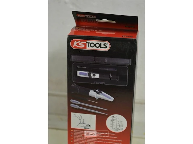 Ks tools refractometer koelvloeistof / accuzuur - afbeelding 4 van  4