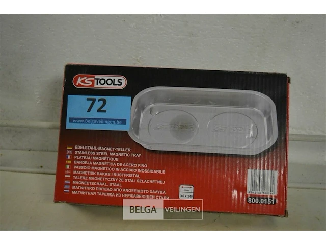 Ks tools roestvrijstalen magneetplaat - afbeelding 2 van  4