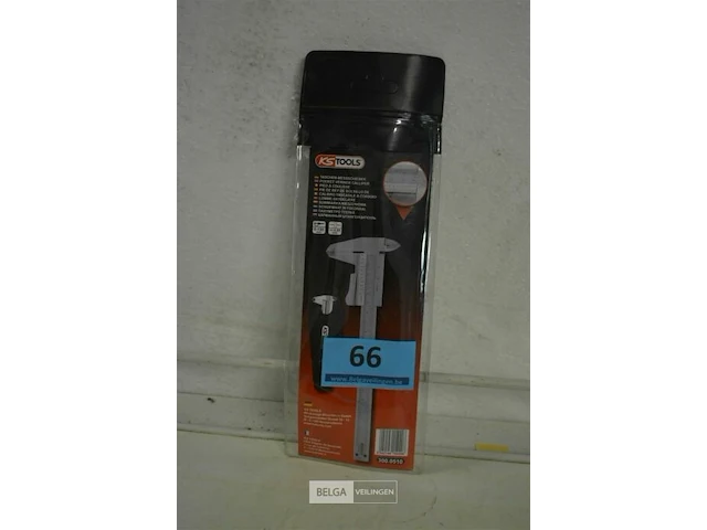 Ks tools schuifmaat in foedraal 0-150mm, 235mm - afbeelding 1 van  3