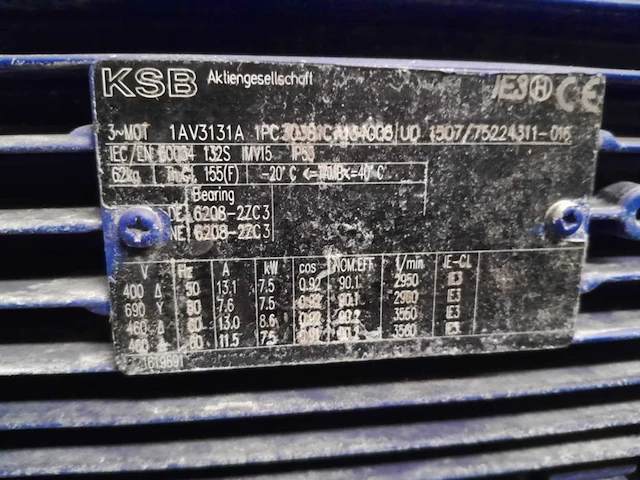 Ksb fc 301/302 mobiele waterpomp - afbeelding 8 van  10