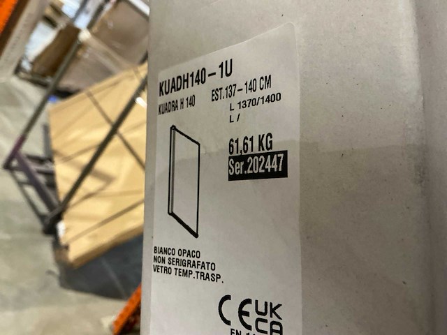 Kuadra kuadh-140 douchewand - afbeelding 2 van  2