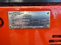 Kubota - 2014 - kx155-5 - midigraafmachine - afbeelding 41 van  47