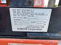 Kubota - 2016 - u17-3 - minigraafmachine - afbeelding 27 van  34