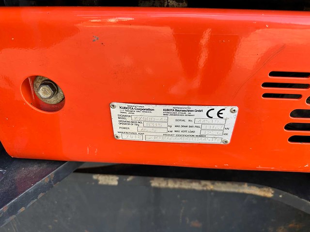 Kubota - 2018 - kx080 - midigraafmachine - afbeelding 44 van  50
