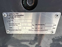 Kubota - kx155-3sz - midigraafmachine - 2012 - afbeelding 32 van  39