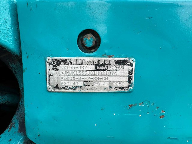 Kubota - kx155-3sz - midigraafmachine - afbeelding 36 van  41