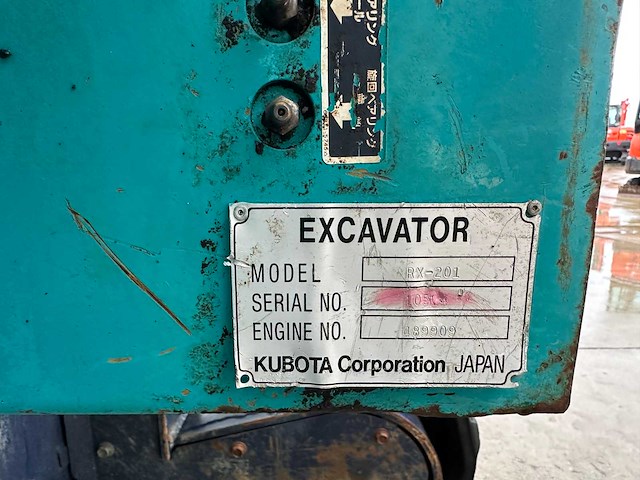 Kubota - rx-201 - midigraafmachine - afbeelding 24 van  30