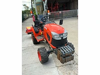 Kubota bx261 minitractor 4x4 met frees en klepelmaaier - afbeelding 2 van  30