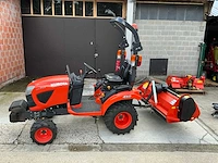 Kubota bx261 minitractor 4x4 met frees en klepelmaaier - afbeelding 23 van  30