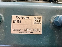 Kubota d1105 dieselmotor - afbeelding 8 van  8