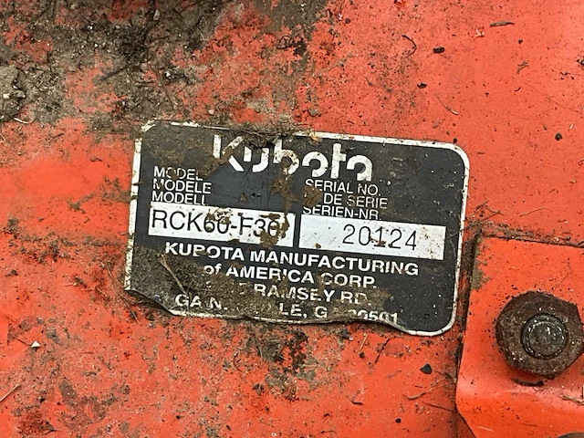 Kubota f3560 zitmaaier - afbeelding 2 van  24