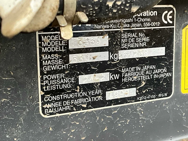 Kubota f3560 zitmaaier - afbeelding 17 van  24