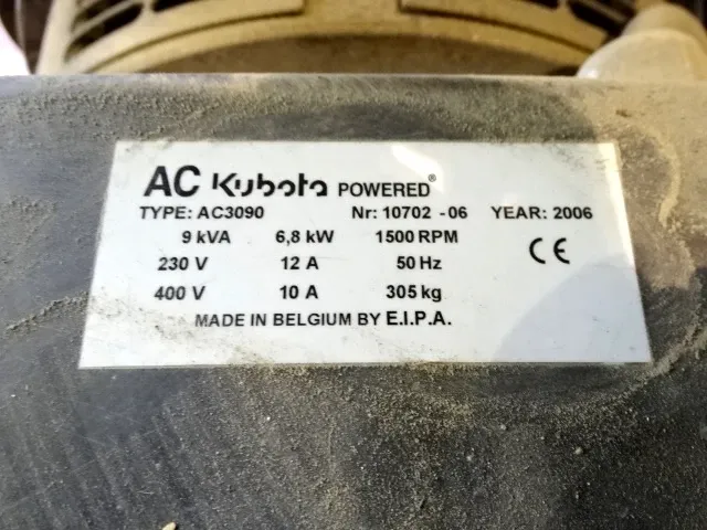 Kubota motor - afbeelding 7 van  9