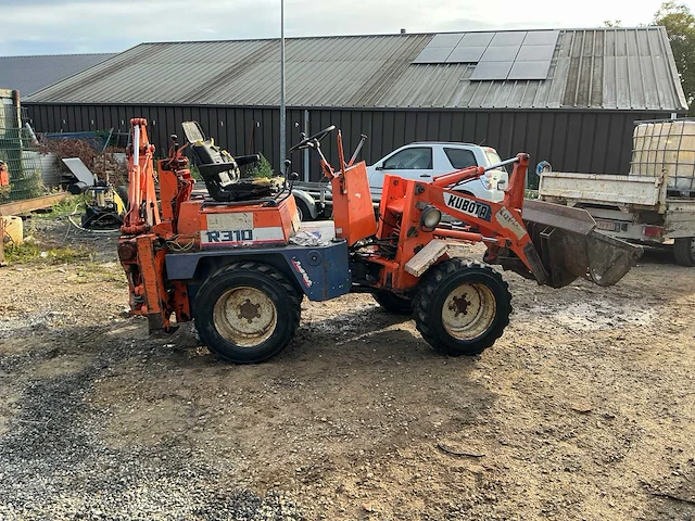 Kubota r310 met backhoe shovel - afbeelding 36 van  39