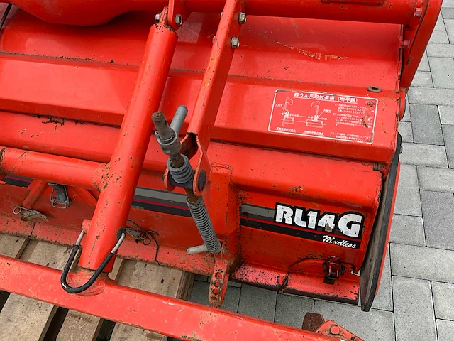 Kubota rl14g grondfrees 140cm + grondwals 120cm - afbeelding 10 van  14