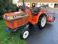 Kubota sunshine l1-18 minitractor met grondfrees - afbeelding 1 van  22